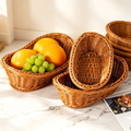 Rattan Basket Style Small Fruit Basket for Home